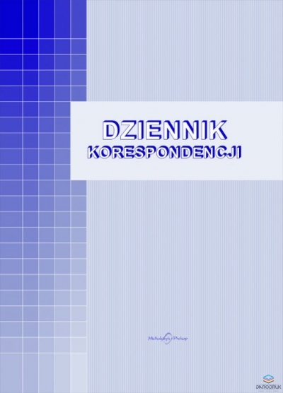 701-A Dziennik korespondencyjny MICHALCZYK&PROKOP A4 20 kartek