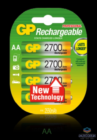 Akumulator NiMH GP AA 1.2V min. 2600mAh GPRHC272C121