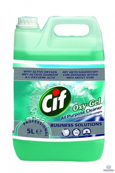 CIF Płyn do mycia podłóg 5l Oxy+Gel Ocean PROFESSIONAL 158034