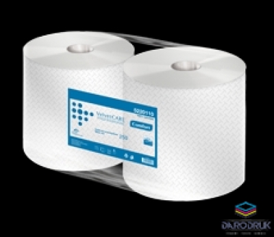 Czyściwo przemysłowe celuloza, 2 warstwy, białe, 250m - 1000 listków (2szt) VELVET PROFESSIONAL Comfort 5220110