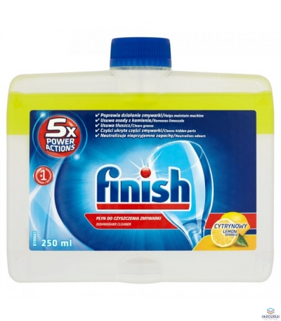 FINISH Płyn do czyszczenia zmywarki 250ml Cytrynowy