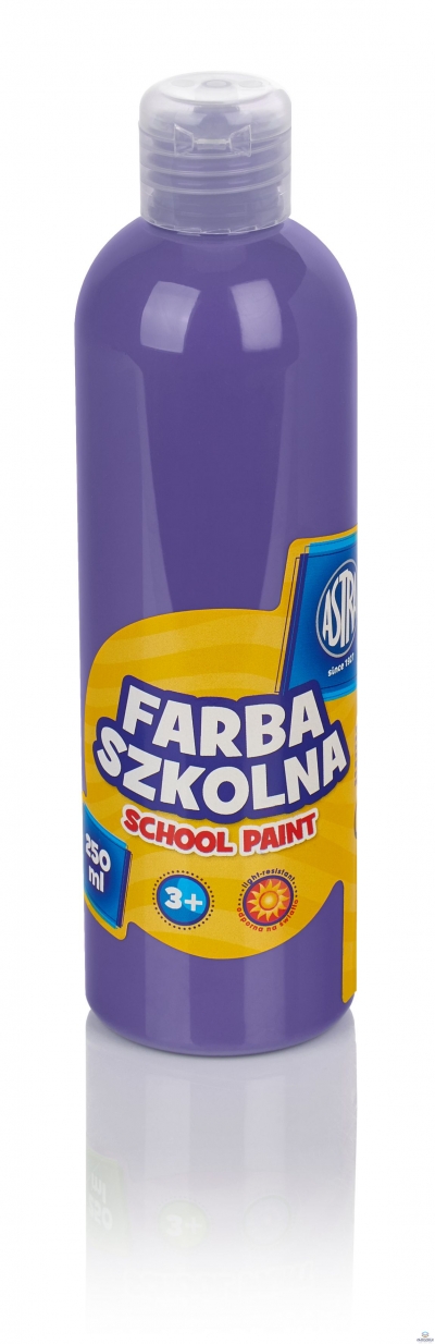 Farba szkolna Astra 250 ml - fioletowa, 301217021