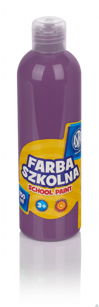 Farba szkolna Astra 250 ml - śliwkowa, 301217028