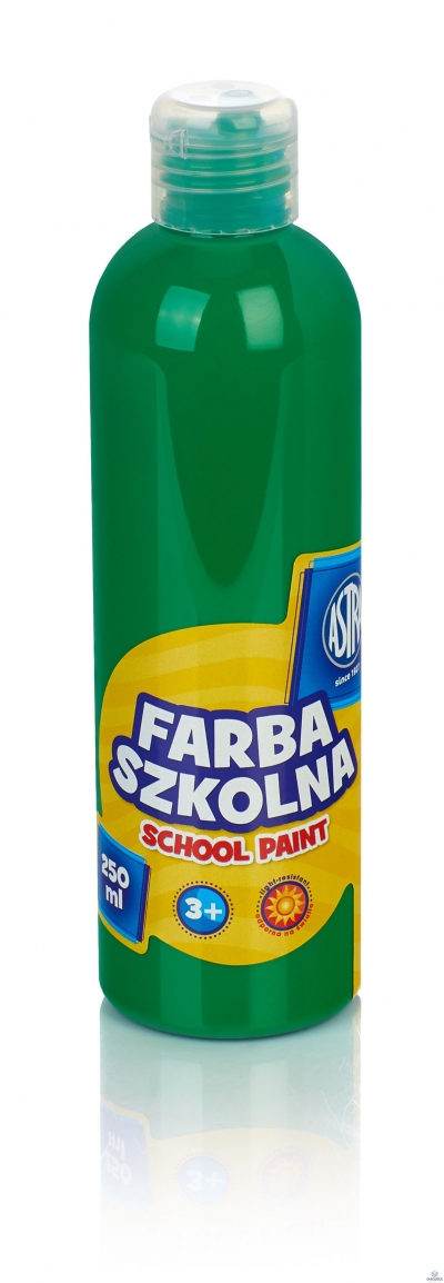 Farba szkolna Astra 250 ml - zielona jasna, 301217014