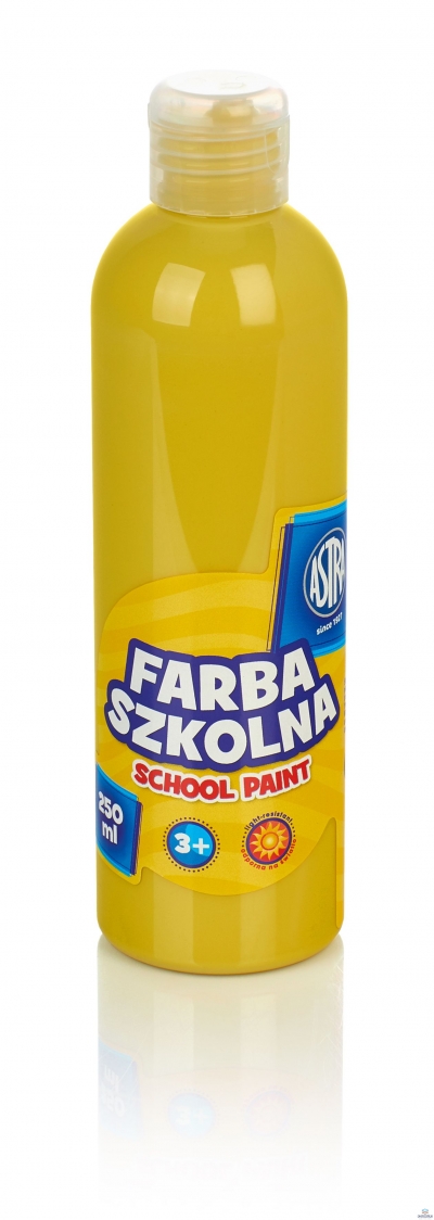 Farba szkolna Astra 250 ml - żółta, 301217016 (X)