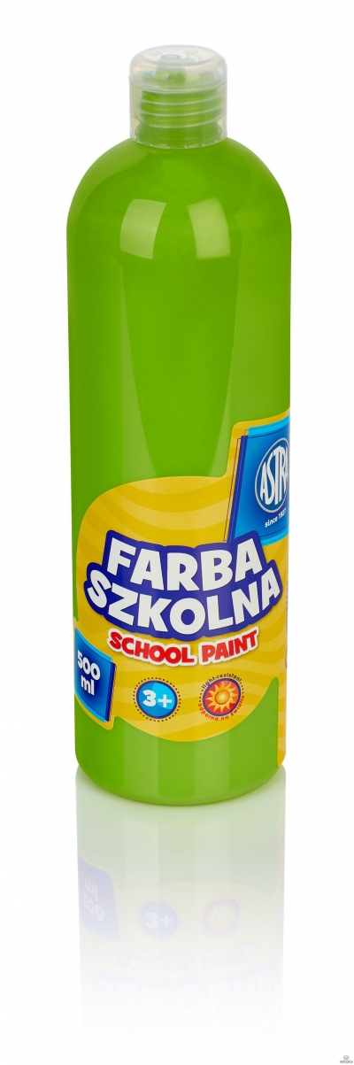 Farba szkolna Astra 500 ml - limonkowa, 301217006