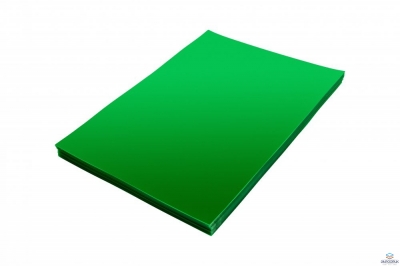Folia do bindowania A4   przezroczysta zielona 0.20 mm opakowanie 100 szt.