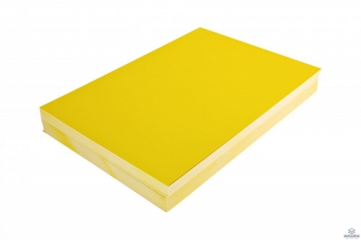 Karton CHROMOLUX żółty A4   opakowanie 100 szt.