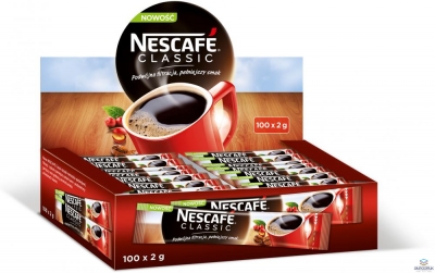 Kawa NESCAFE CLASSIC 100 x paluszek 2g rozpuszczalna