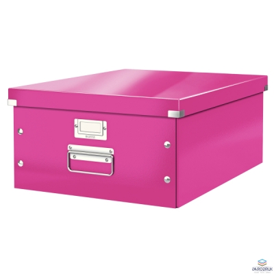Pudełko LEITZ Click & Store A3 różowe 60450023