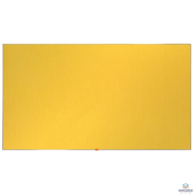 Tablica filcowa Nobo, panoramiczna 85, żółta ( 188,9 x 106,6 cm ) 1905321